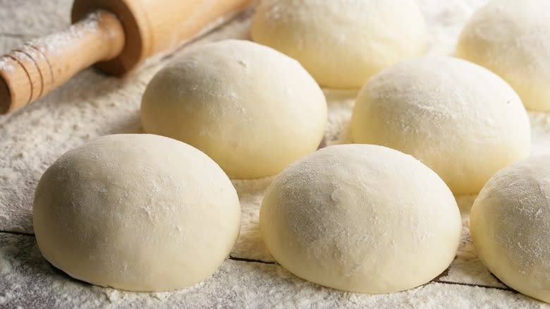 balls of dough