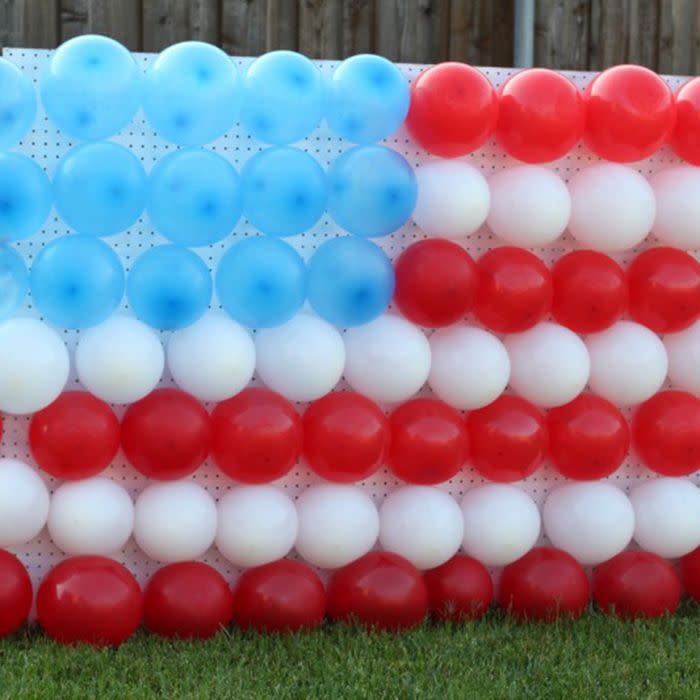 Flag Balloon Dart Game