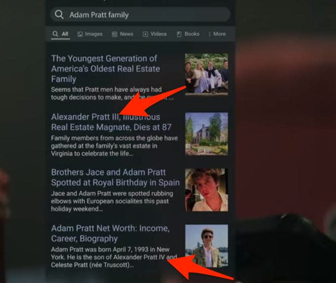 you season four articles about adam's family pointing to III and IV in name alexandar
