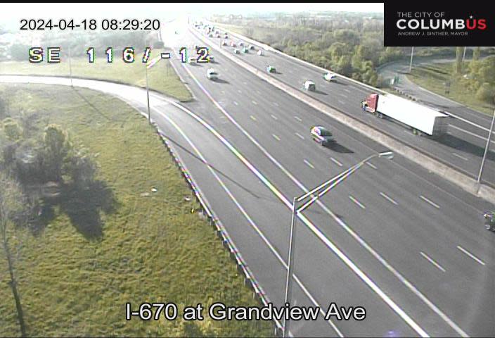 Multiple interstate exits were closed Thursday morning because of a hazmat situation, including both east and westbound I-670 at Grandview Avenue.