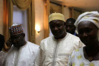 Gambia's President Adama Barrow is seen in Dakar, Senegal January 20, 2017 after a senior aide confirmed that Gambia's longtime leader Yahya Jammeh has agreed to leave power. REUTERS/Sophia Shadid