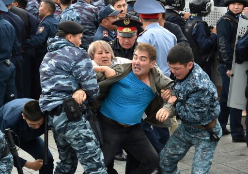 Hundreds of arrests were made in Kazakhstan's two main cities Nur-Sultan and Almaty