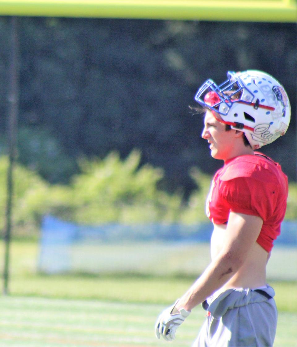 Winnacunnet High School wide receiver Dominic Gould will represent the Warriors on Team East in Saturday's 10th annual Children's Hospital at Dartmouth-Hancock (CHaD) East-West All-Star Football Game.