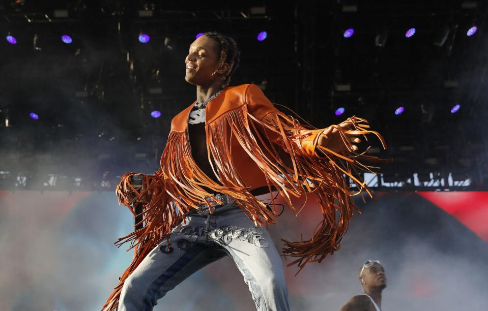 Rae Sremmurd performs at Coachella