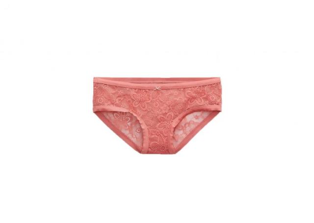 Shop Aerie Embroidery No Show Thong Underwear online