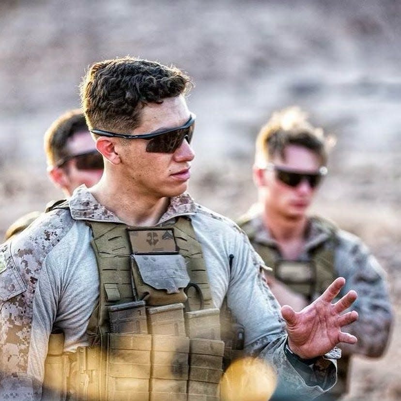 Hunter Lopez, 22, was among 13 U.S. service members killed when a bomb was detonated near the Hamid Karzai International Airport in Kabul, Afghanistan, on Aug. 26, 2021.