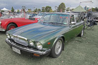 The iconic Jaguar XJ was facelifted in 1979 with the help of Pininfarina, which saw a narrower grill with vertical vanes, a larger greenhouse, and rubber bumpers with chrome accents.<br><br>(Photo: <a href="http://www.flickr.com/photos/42220226@N07/6198981050/" rel="nofollow noopener" target="_blank" data-ylk="slk:Sicnag | Flickr;elm:context_link;itc:0;sec:content-canvas" class="link ">Sicnag | Flickr</a>)