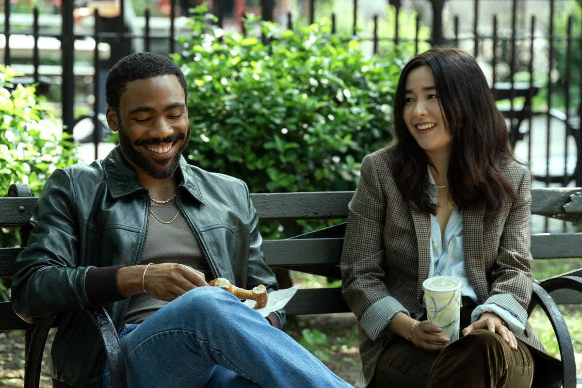 Donald Glover as Mr Smith and Maya Erskine as Mrs Smith in ‘Mr and Mrs Smith’ (David Lee/Prime Video)