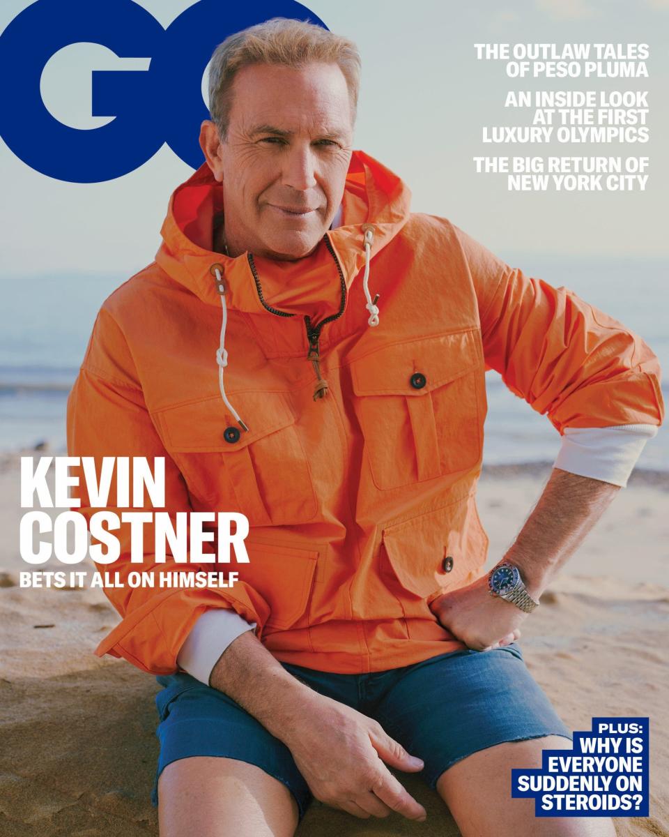 Kevin Costner on the cover of GQ