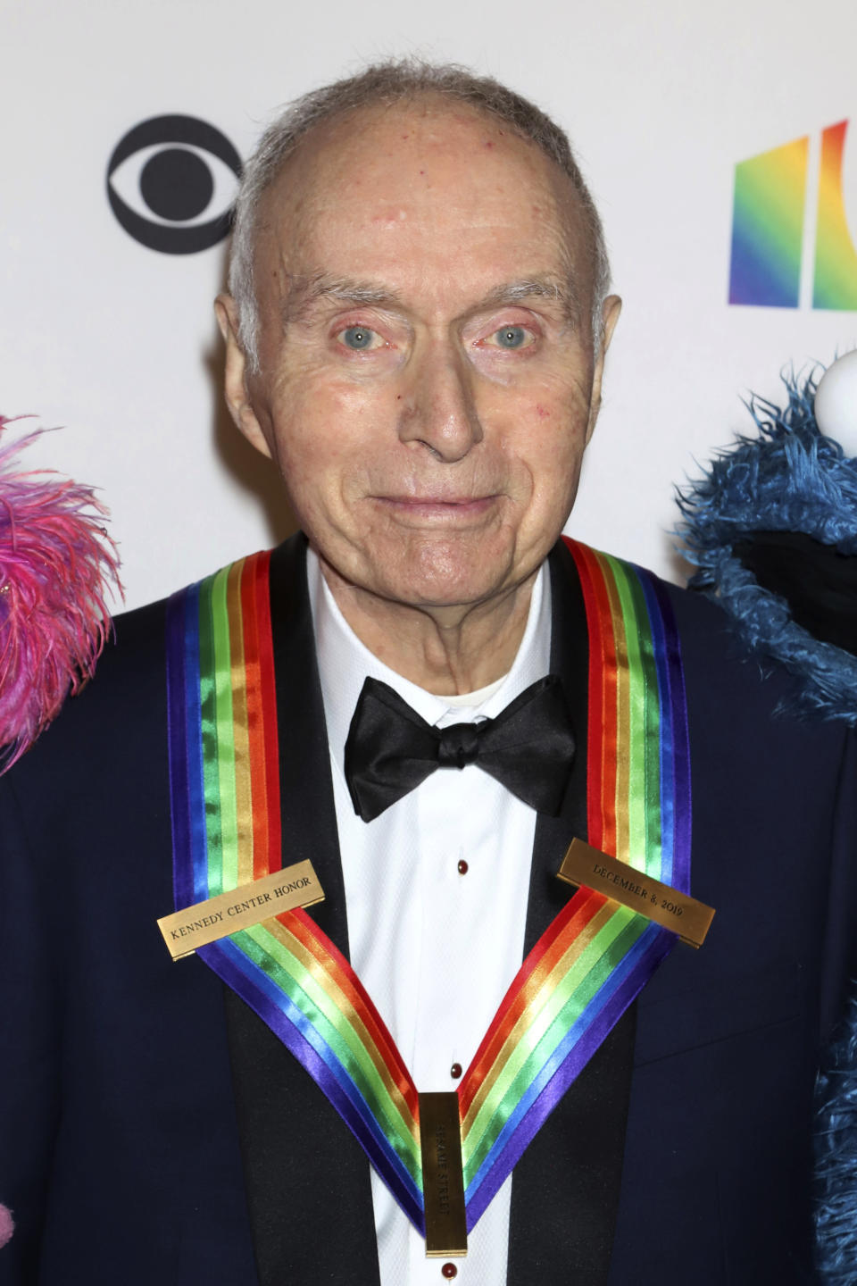 FILE - Honoree Lloyd Morrisett attends the 42nd Annual Kennedy Center Honors at The Kennedy Center, Sunday, Dec. 8, 2019, in Washington. Morrisett, the co-creator of the beloved children's education TV series “Sesame Street,” which uses empathy and fuzzy monsters like Abby Cadabby, Elmo and Cookie Monster to charm and teach generations around the world, has died. He was 93. Morrisett’s death was announced Tuesday by Sesame Workshop, the nonprofit he helped establish under the name the Children’s Television Workshop. (Photo by Greg Allen/Invision/AP, File)