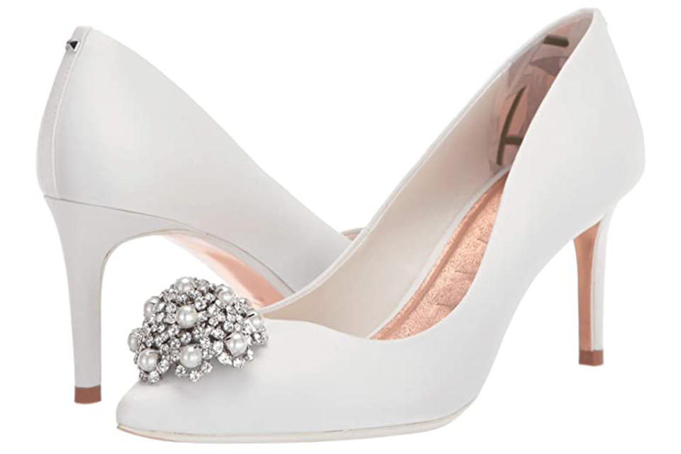 Ted Baker, white pumps