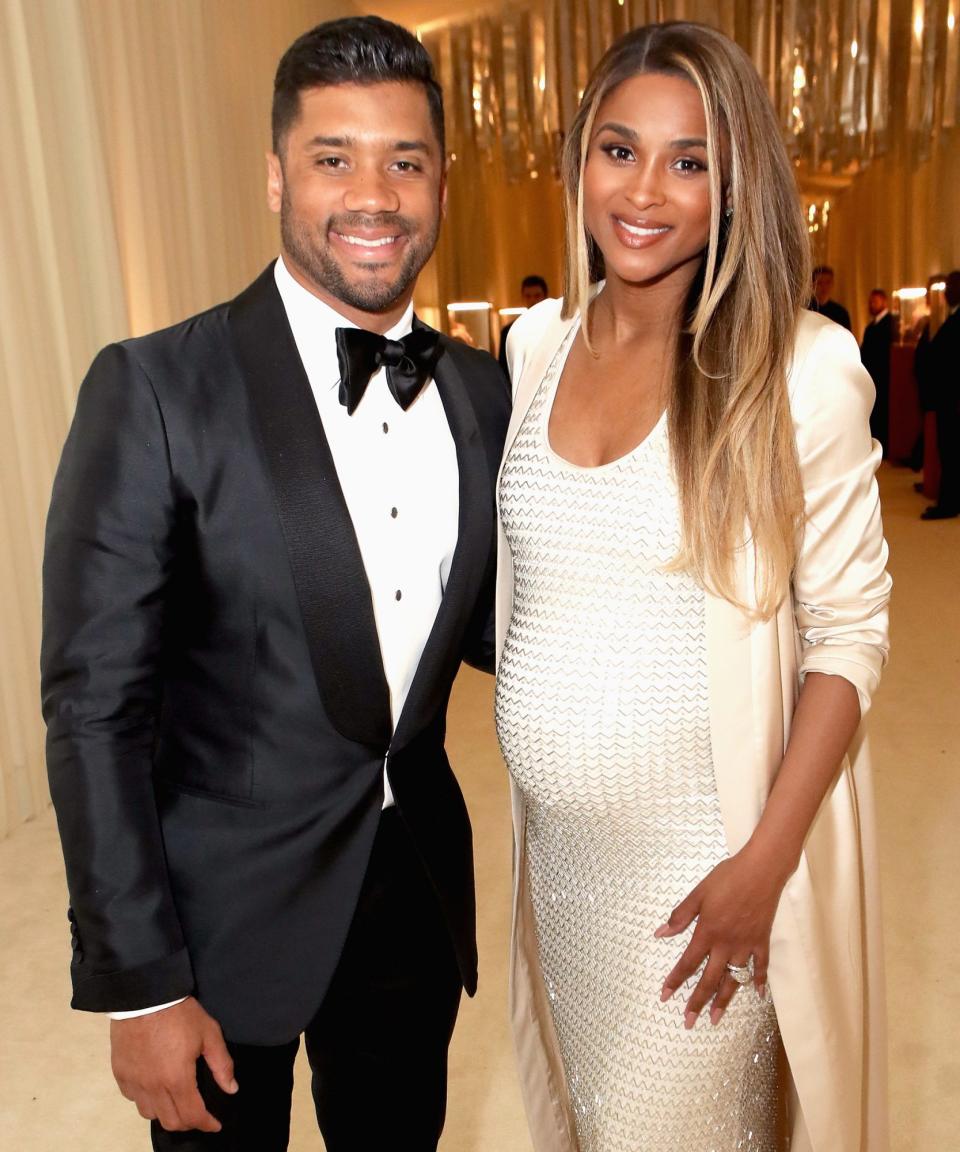 Russell Wilson and Ciara