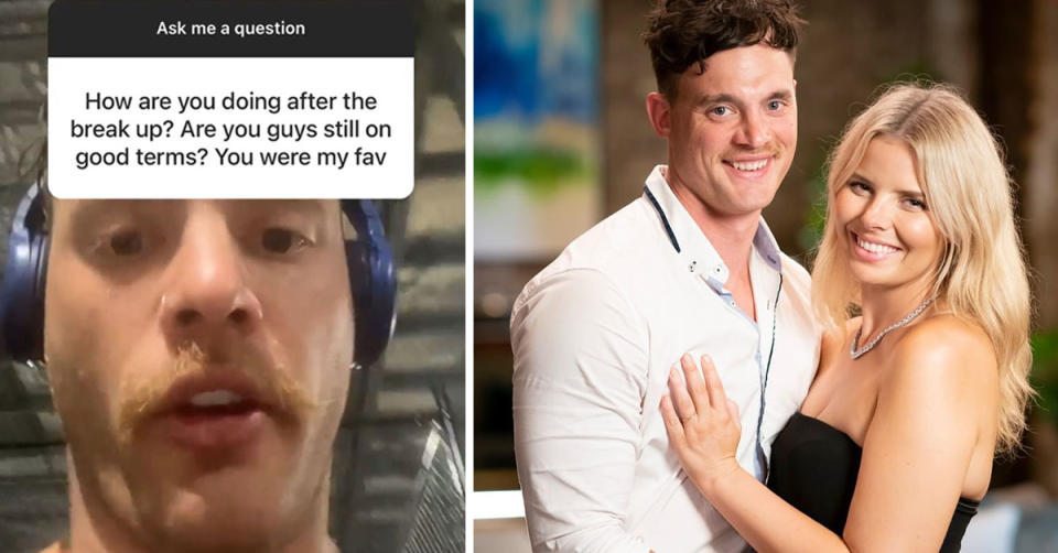 MAFS star Jackson Lonie has opened up about his split from Olivia Frazer. Photo: Instagram/jacklonie1