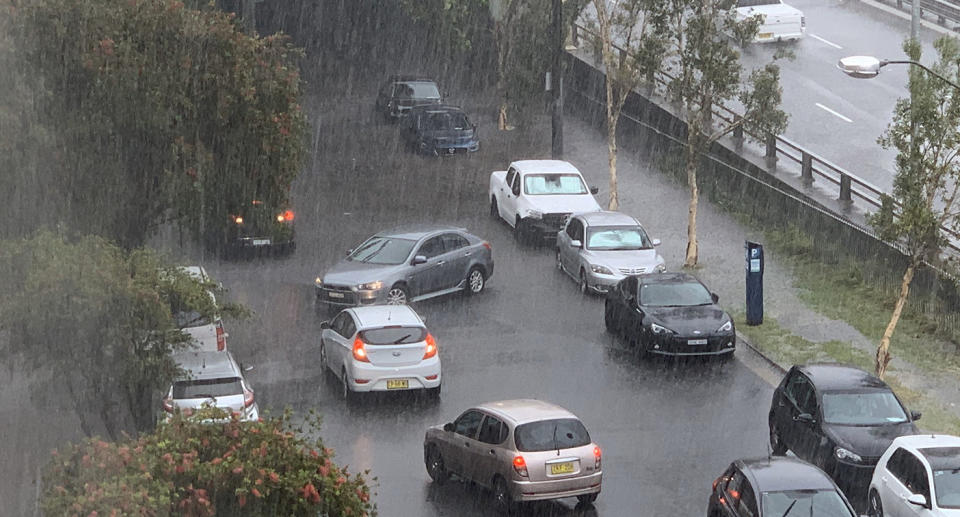 Bondi Junction Roads flooded