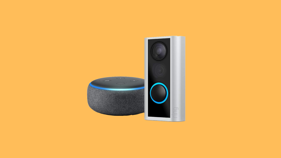 Save $100 on this Ring Peephole Cam & Echo Dot bundle. (Photo: Amazon)