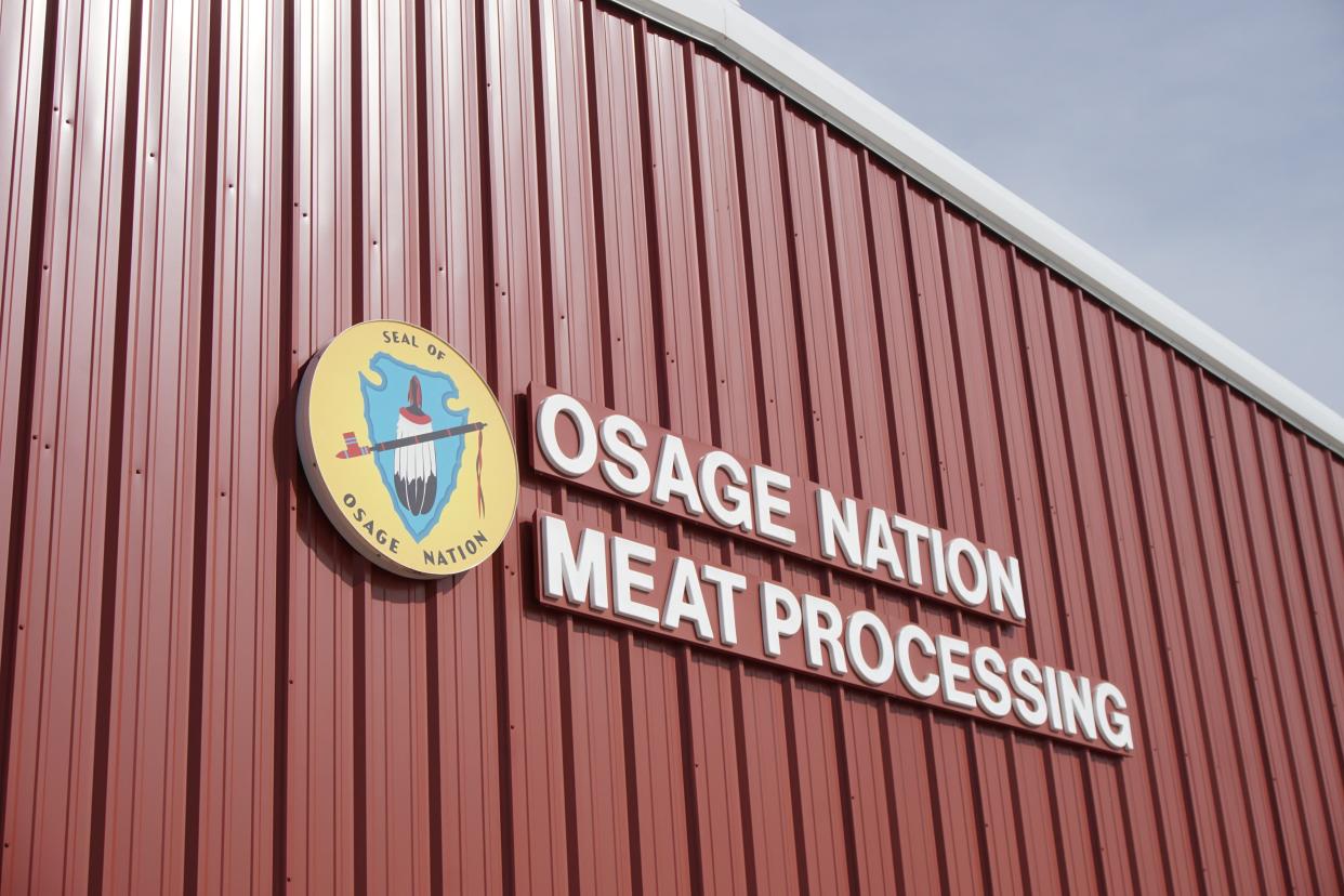 The Osage Nation Meat Processing facility in Hominy is pictured Feb. 21.