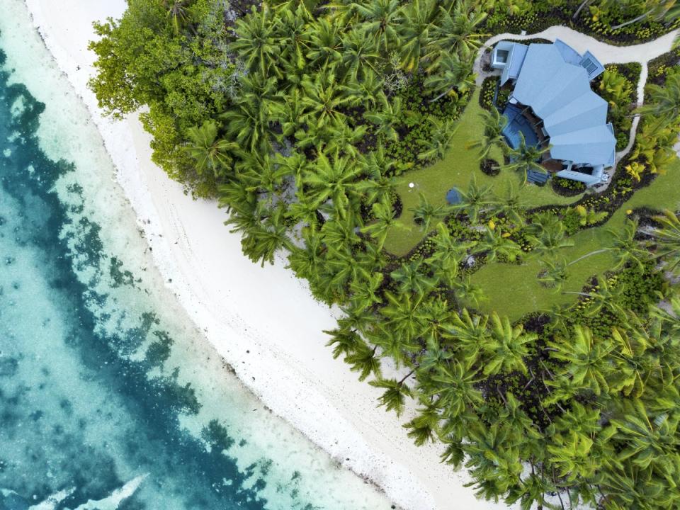 Aerial view of Waldorf Astoria Seychelles Platte Island (Waldorf Astoria Seychelles Platte Island)