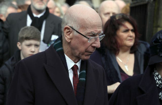 Sir Bobby Charlton's dementia diagnosis was confirmed last year 