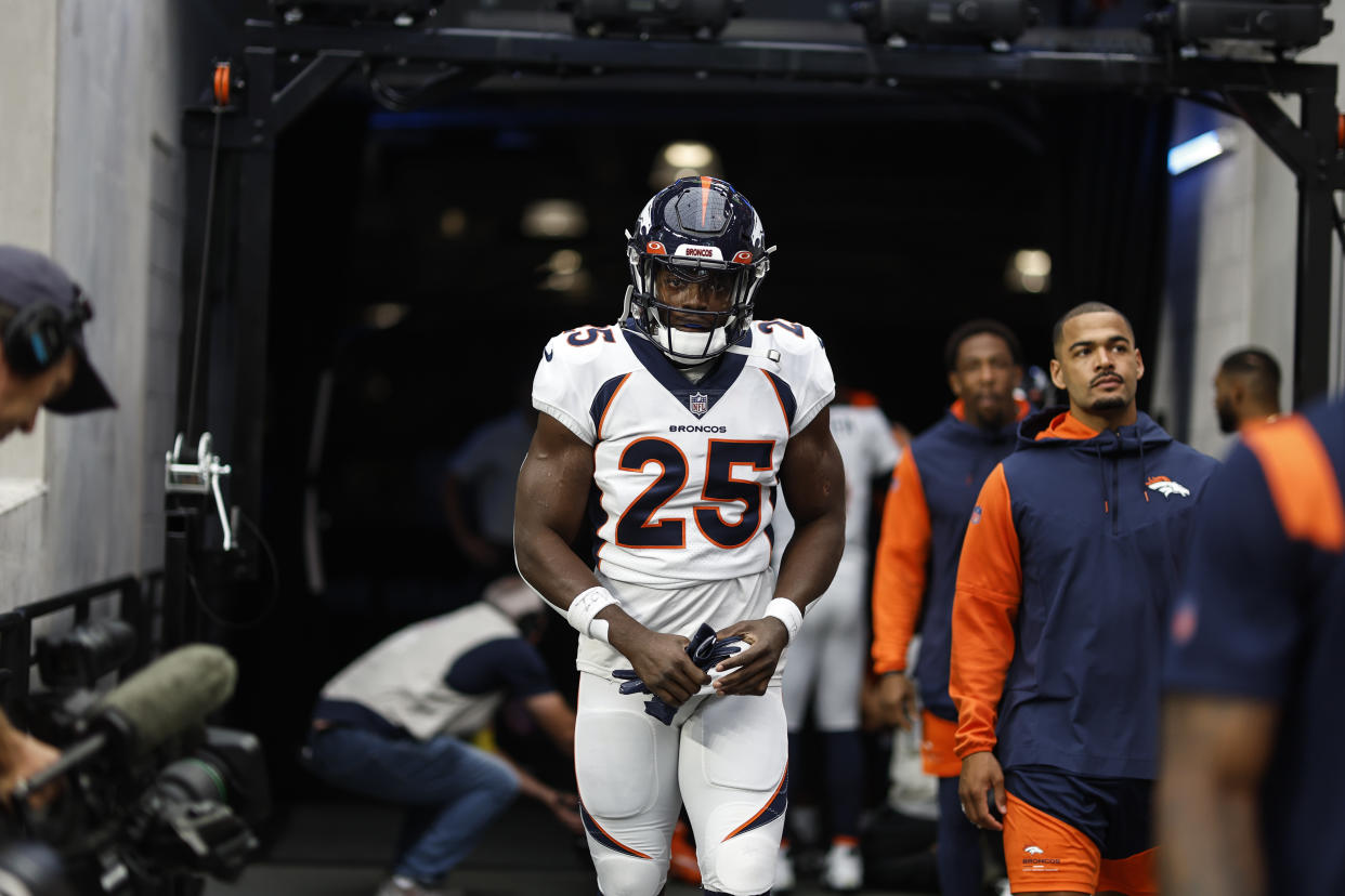 Melvin Gordon III #25 of the Denver Broncos has fantasy value