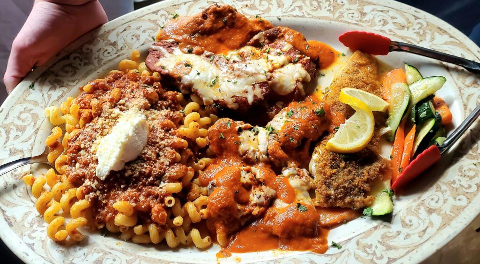 There's no menu at the Italian Fisherman in Grant-Valkaria. The chef creates Italian specialties and guests find out what's being served that night only as dishes come out of the kitchen.
