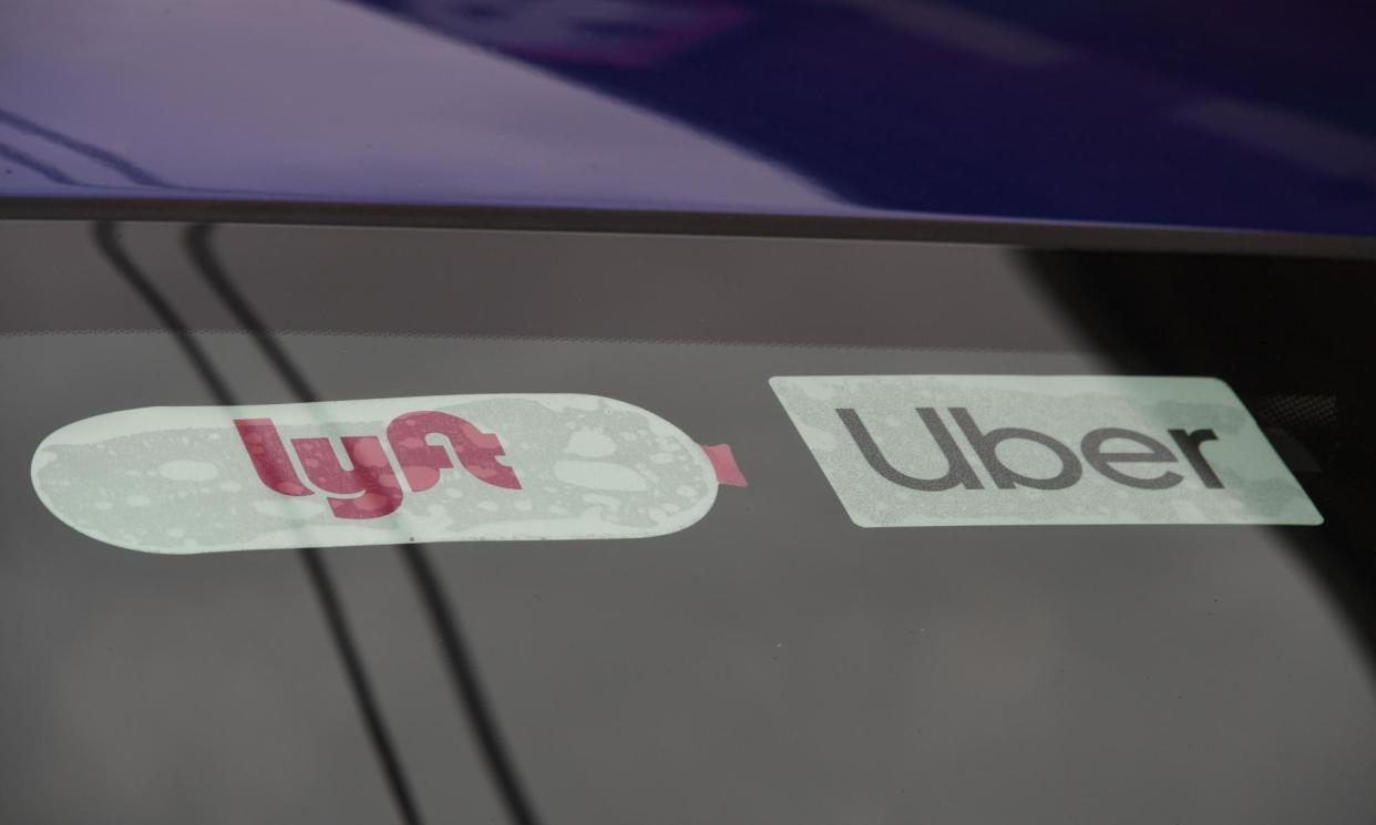 <span>Uber and Lyft drivers will strike beginning Friday for improvements to pay and working conditions.</span><span>Photograph: Robyn Beck/AFP/Getty Images</span>