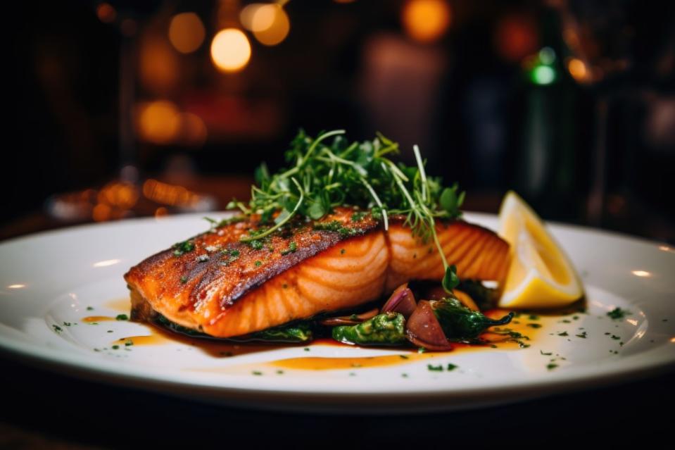 Salmon and other types of seafood hold many benefits, but may put people at an increased risk for PFAS exposure. NikoG – stock.adobe.com