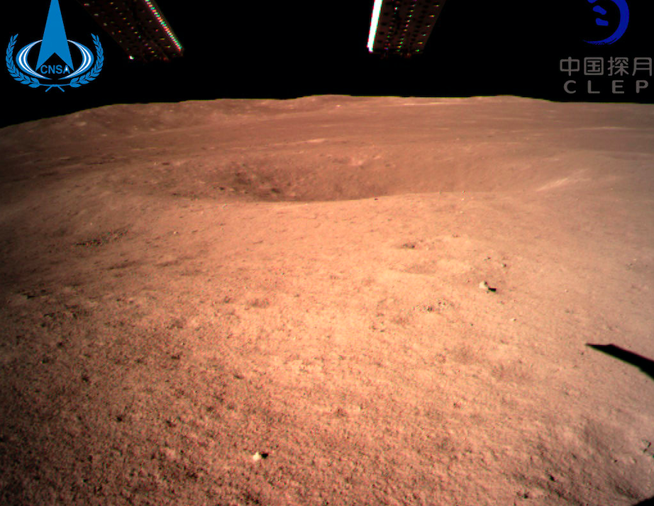 <em>The first image of the moon’s far side taken by China’s Chang’e-4 probe (AP)</em>