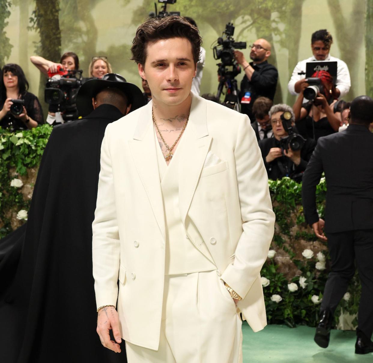 Brooklyn Beckham cuts lonely figure without wife Nicola Peltz at met gala and sparks concern