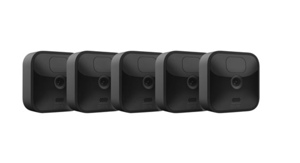 Blink Outdoor Wire-Free 1080p IP Security Camera System - 5-Pack - Black
