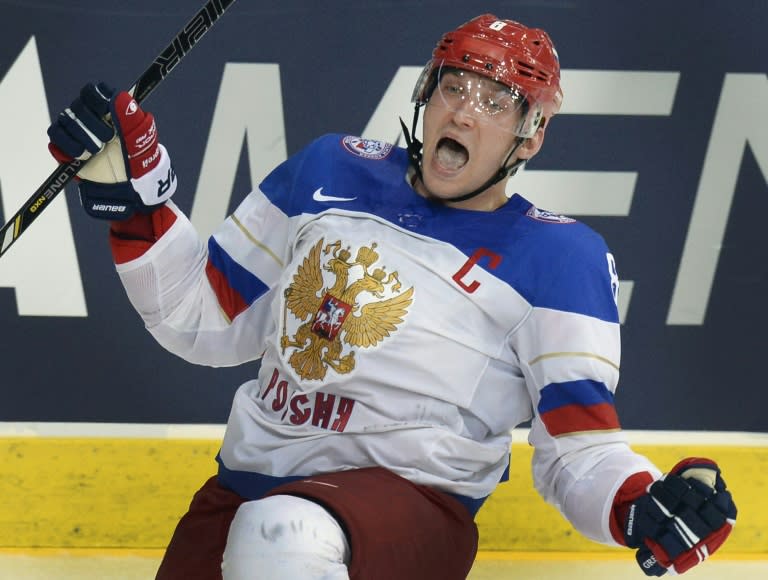 Alex Ovechkin -- seen here during the 2014 Ice Hockey World Championship -- is one of the more than 30 Russians playing in the NHL