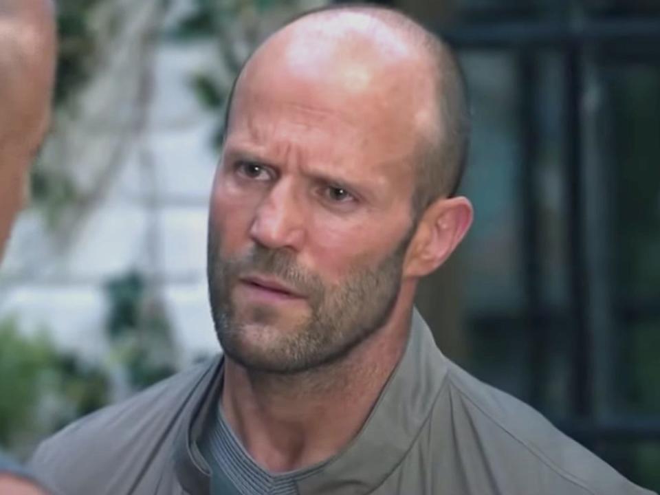 Jason Statham as Deckard Shaw in "The Fate of the Furious."