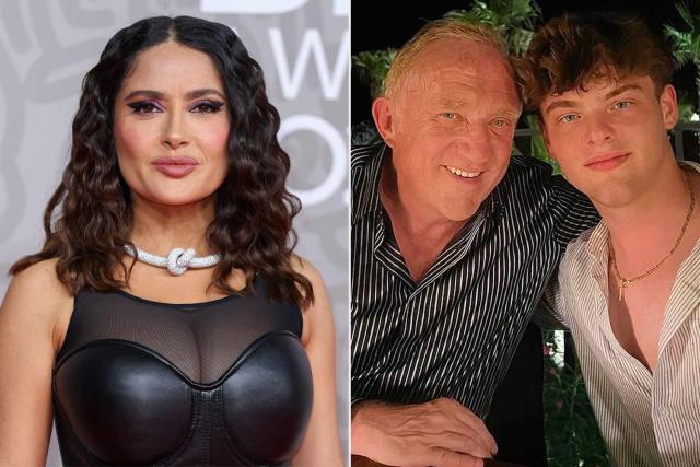 Salma Hayek and Husband's Sweetest Pictures