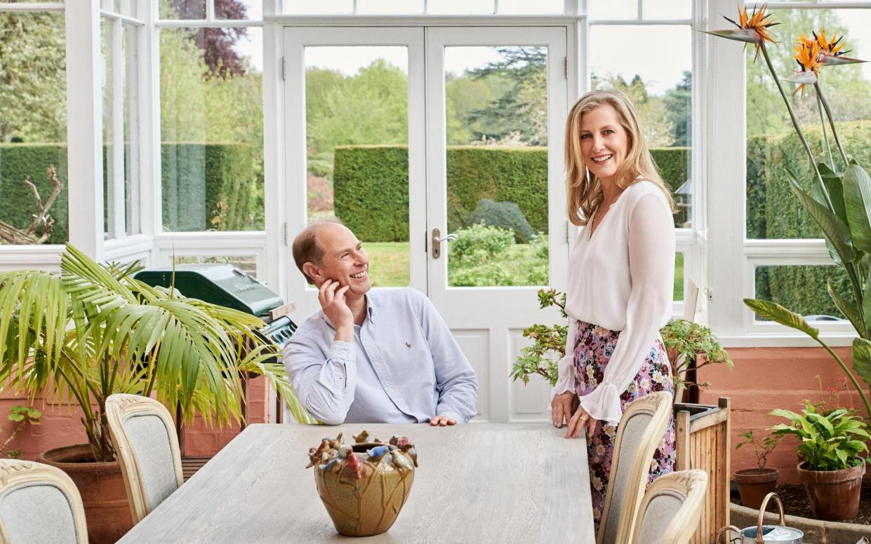 The Earl and Countess Wessex speak exclusively to The Telegraph Magazine  - Photography by Philip Sinden. Styling by Martha Ward 