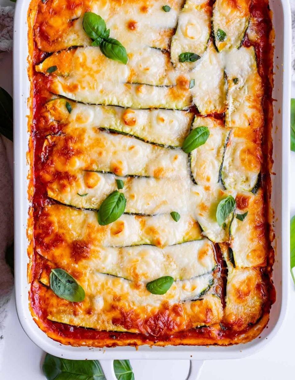 Lasagne de courgettes