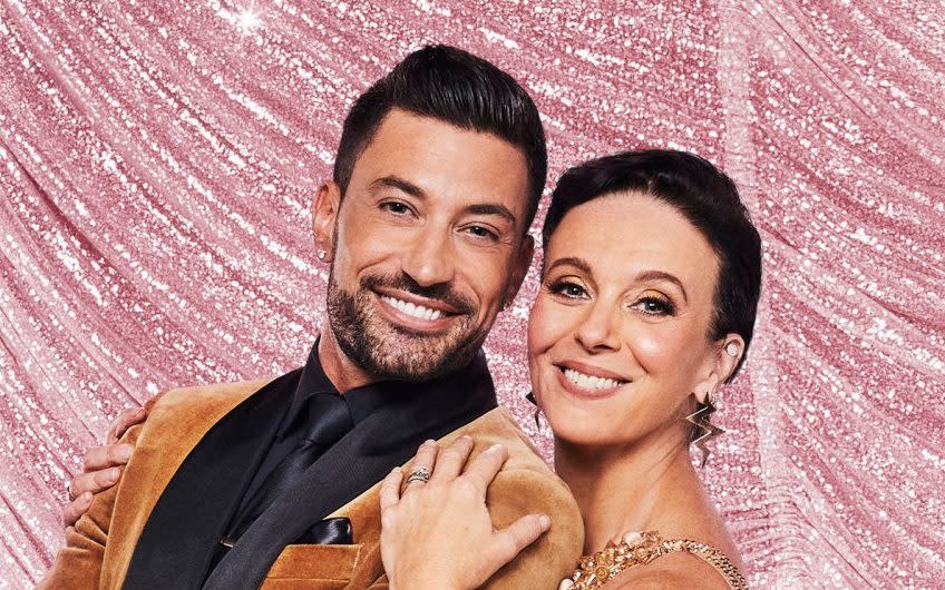 Giovanni Pernice and Amanda Abbington