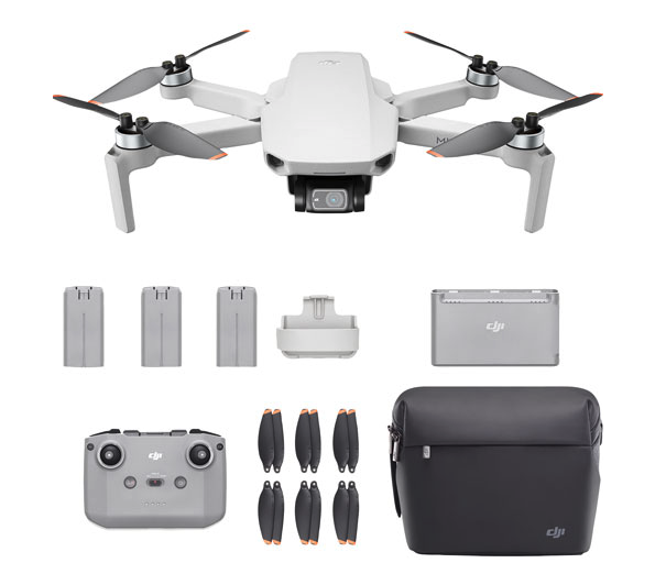 DJI Mini 2 Quadcopter Drone Fly More Combo. Image via Best Buy Canada.
