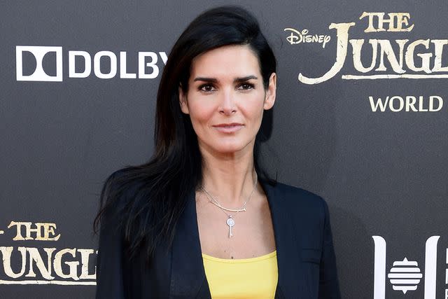 <p>Frazer Harrison/Getty Images</p> Angie Harmon