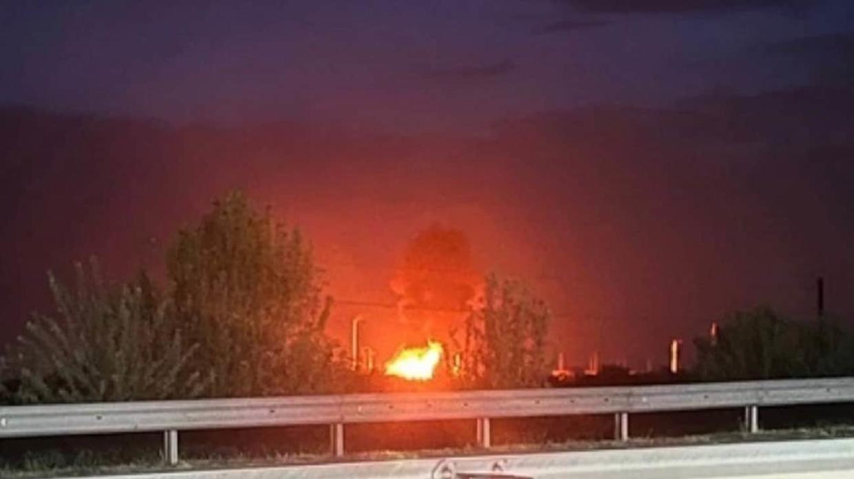 Fire in Kuban. Photo: Astra, a Russian media outlet