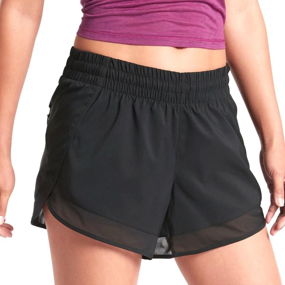 8) Athleta Mesh Racer Run Short