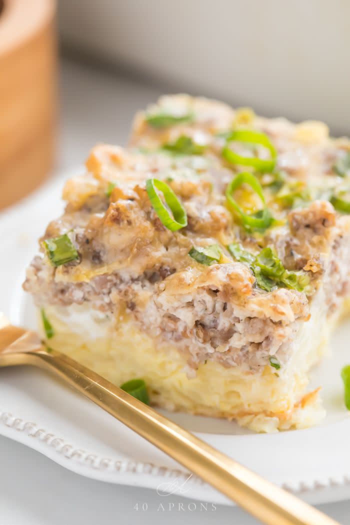 Whole30 Hash Brown and Sausage Breakfast Casserole