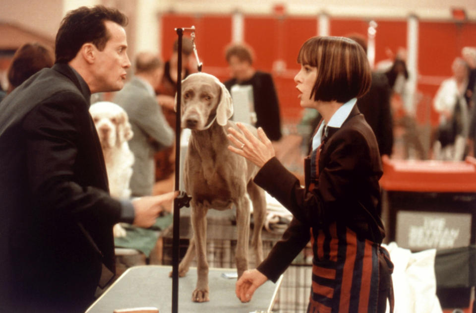 <a href="http://movies.yahoo.com/movie/best-in-show/" data-ylk="slk:BEST IN SHOW;elm:context_link;itc:0;sec:content-canvas" class="link ">BEST IN SHOW</a> <br>Directed by: <span>Christopher Guest</span> <br> Starring: <span>Eugene Levy</span>, <span>Catherine O'Hara</span>