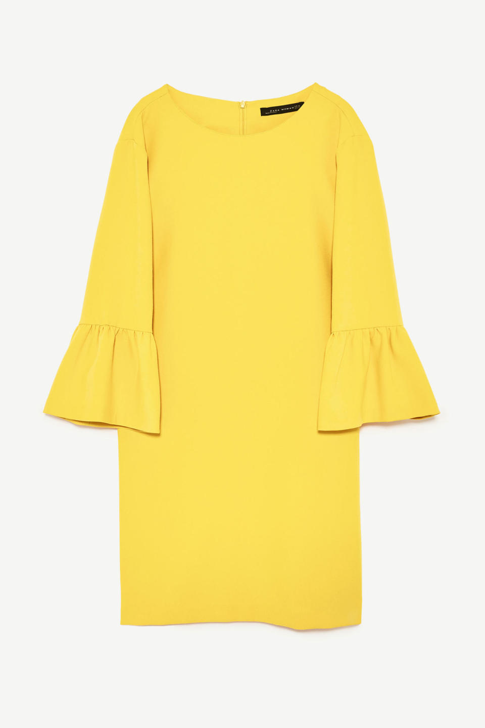 <p>An elegant dress that we could see on Amal Clooney, Zara offers a look suited to the office and for summer events outdoors. </p><p>Frilled sleeve dress, £29.99, <a rel="nofollow noopener" href="https://www.zara.com/uk/en/woman/dresses/view-all/dress-with-frilled-sleeves-c719020p4351563.html" target="_blank" data-ylk="slk:Zara;elm:context_link;itc:0;sec:content-canvas" class="link ">Zara</a></p>