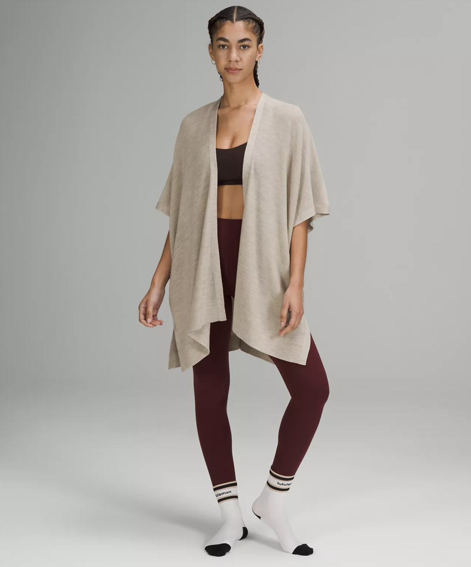 Merino Wool Short Sleeve Wrap (Photo via Lululemon)