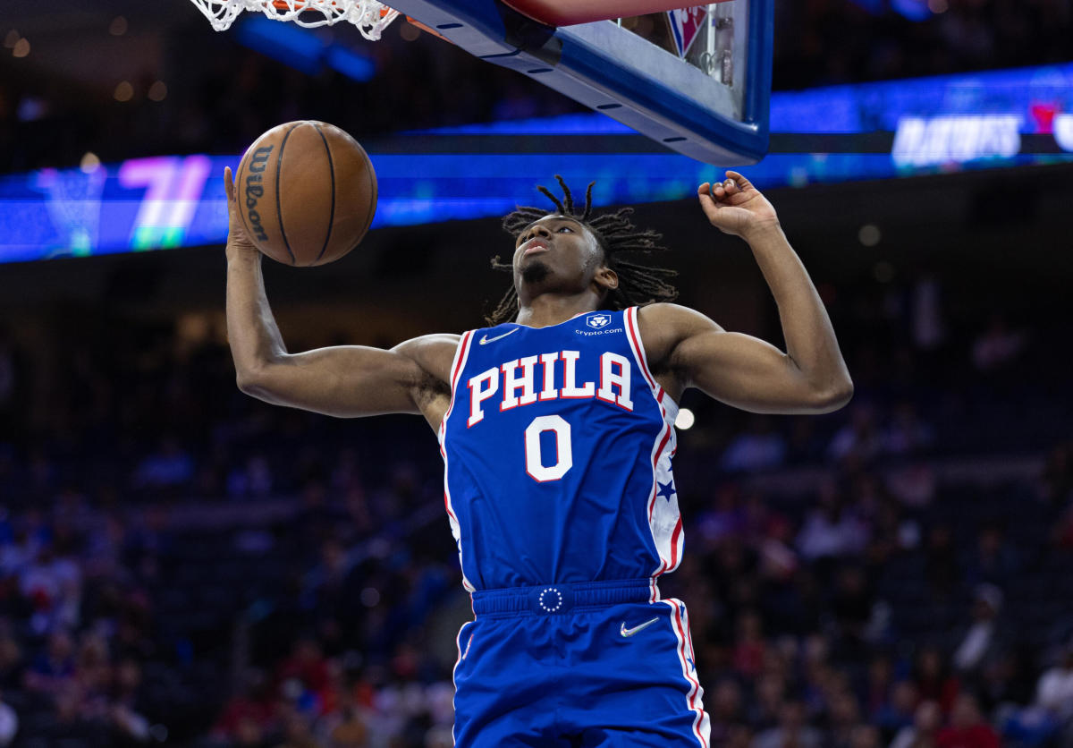 Tyrese Maxey Wallpaper I messed around with today. Just thought I'd share.  : r/sixers