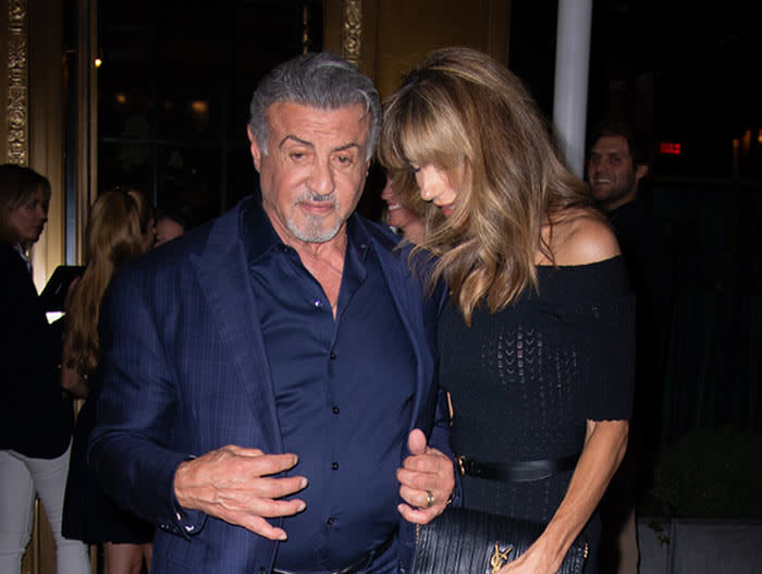 Sylvester Stallone y Jennifer Flavin, juntos y felices tras cancelar su divorcio