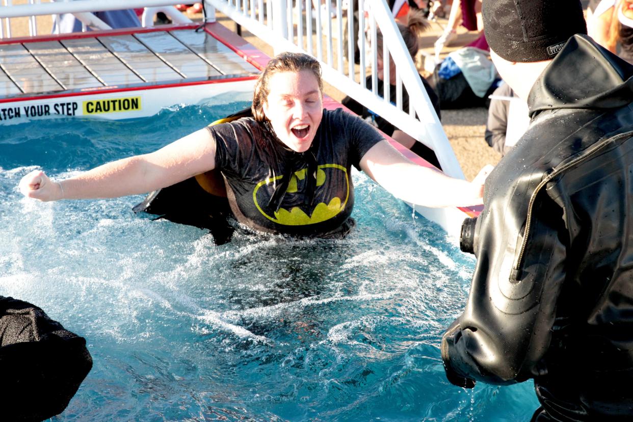 The Greater Cincinnati Polar Plunge, benefiting Special Olympics Kentucky & Ohio, takes place Saturday morning at The Banks.