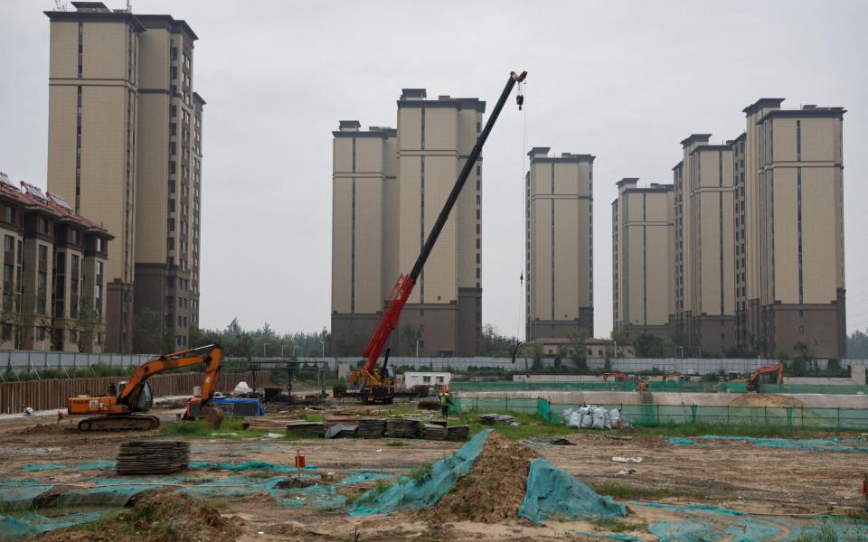 A Country Garden construction site in Tianjin, China