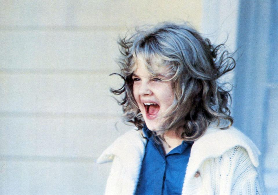 Drew Barrymore in a publicity still from the 1984 movie "Firestarter."