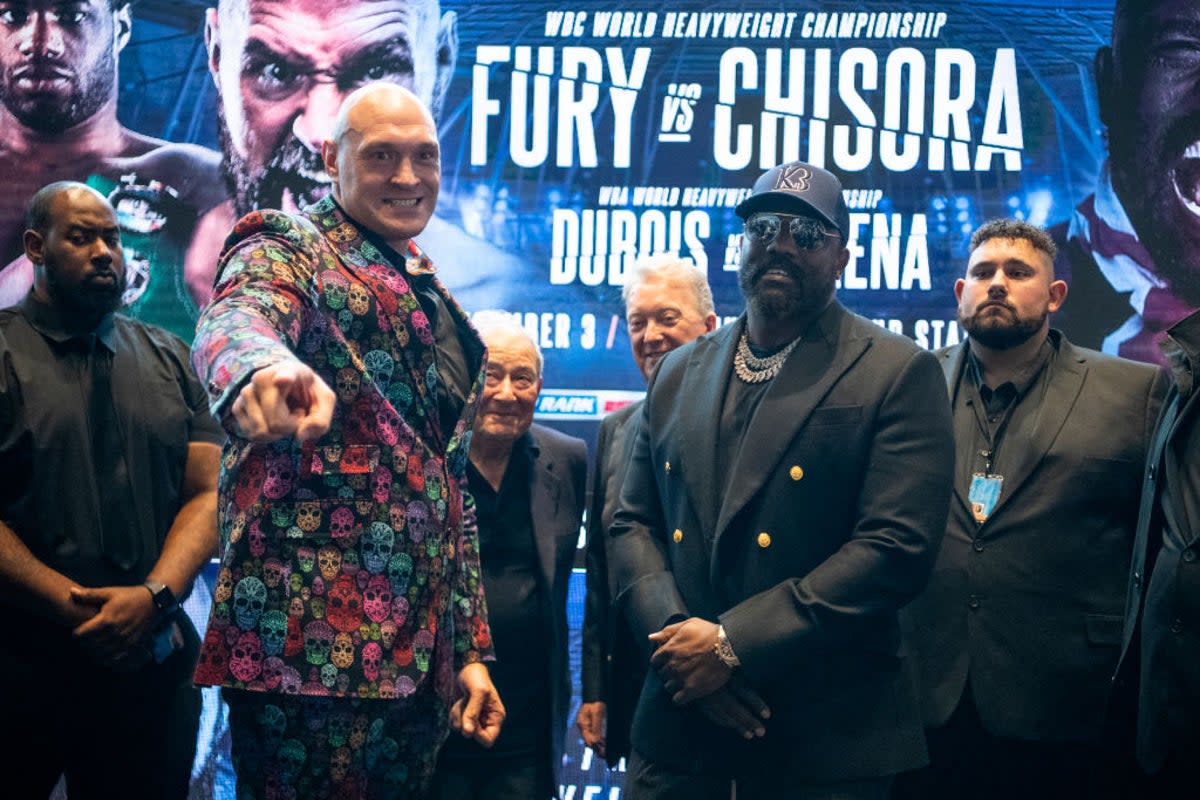 Tyson Fury said he rates Derek Chisora as highly as Oleksandr Usyk (Getty Images)