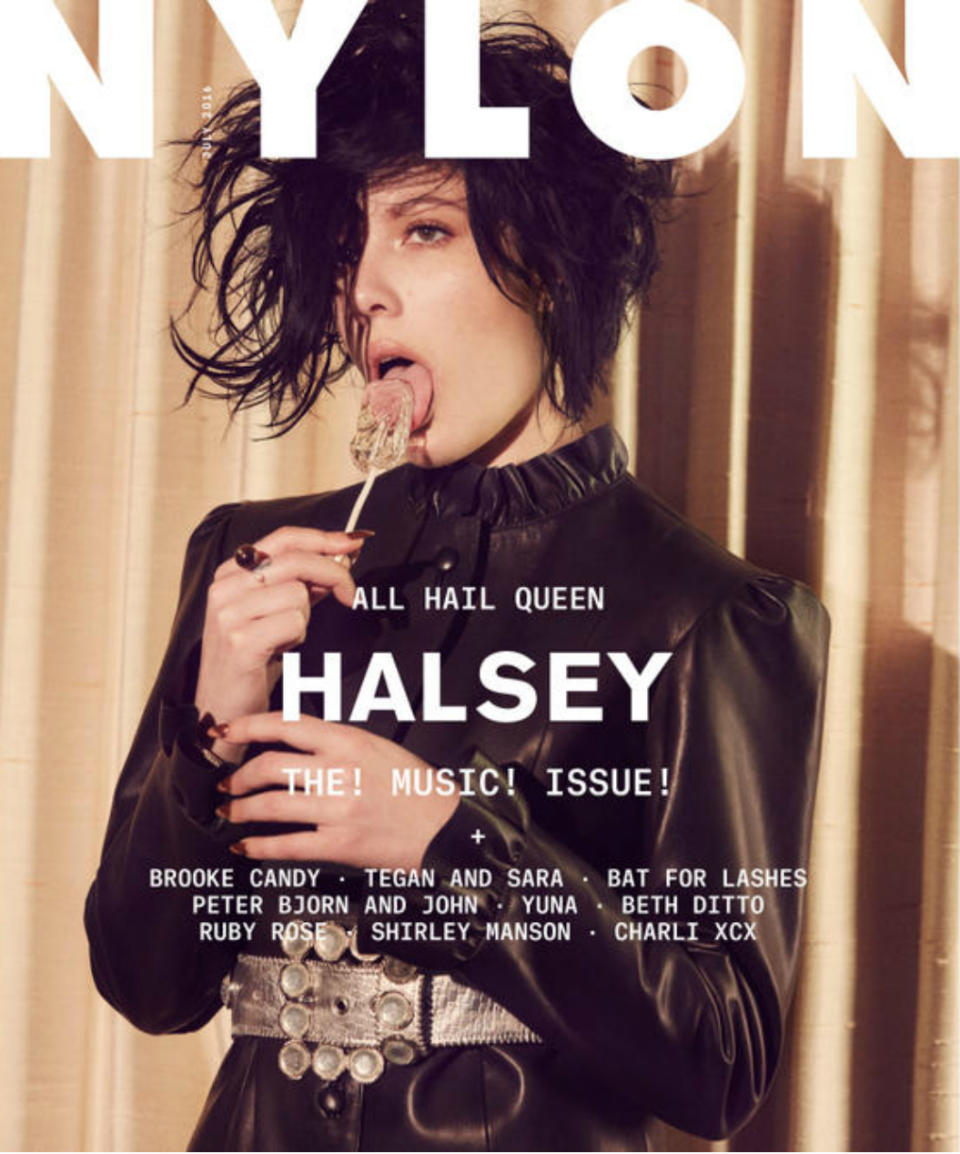 Halsey en la portada de Nylon USA (julio, 2016)